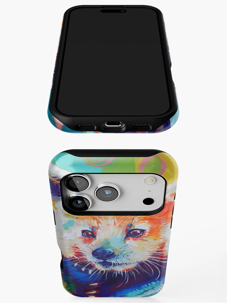 Thumbnail 3 of 4, iPhone Case, Red Panda designed and sold by Sandra Trubin.