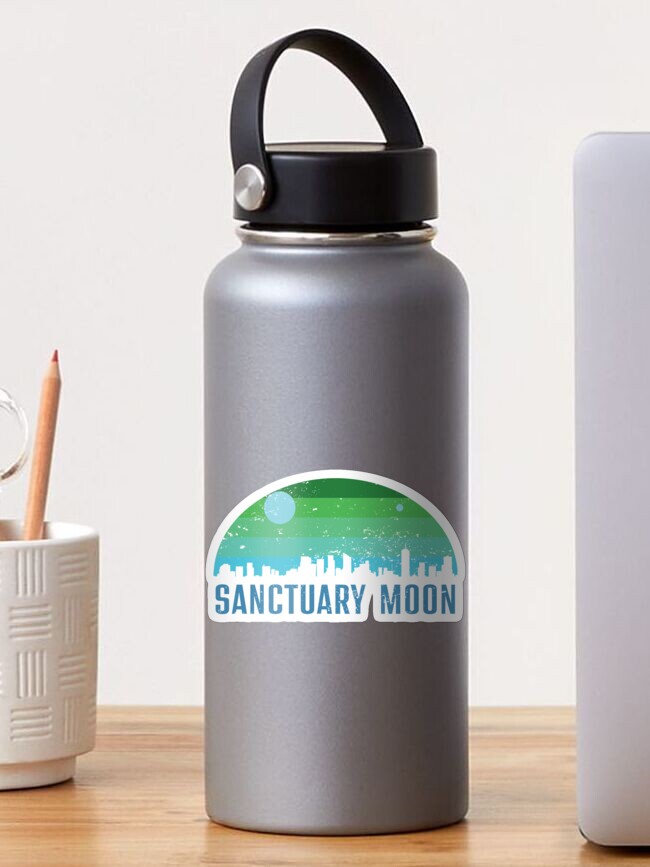 Thumbnail 1 of 3, Sticker, Sanctuary Moon designed and sold by CrownAndThistle.