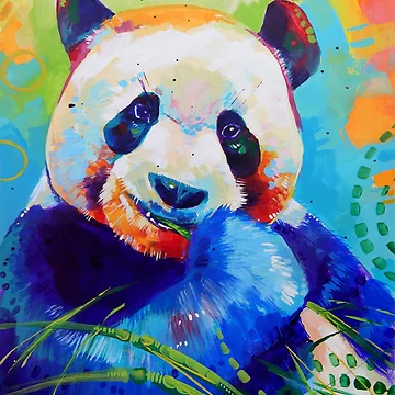 Artwork thumbnail, Panda by Sandra Trubin