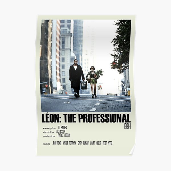 Léon: The Professional Alternative Poster Art Movie Large (1) Póster