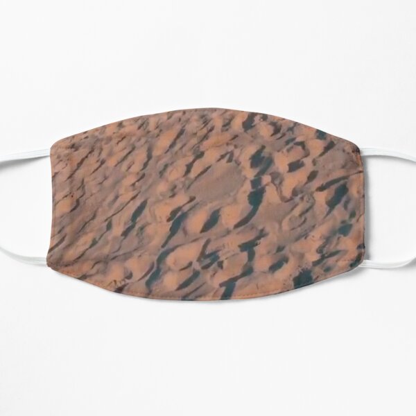 Foot Print Sand Beach Flat Mask