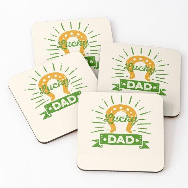 Item preview, Lucky Dad St. Patrick's Day Saint Paddy Horseshoe Shamrock designed and sold by gkao.