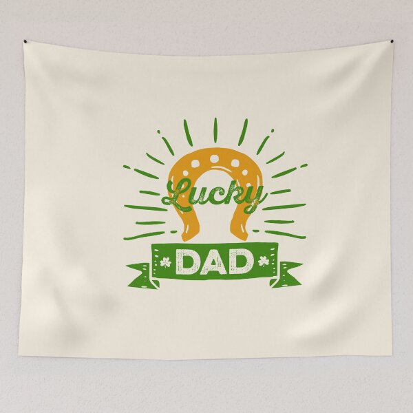 Item preview, Lucky Dad St. Patrick's Day Saint Paddy Horseshoe Shamrock designed and sold by gkao.