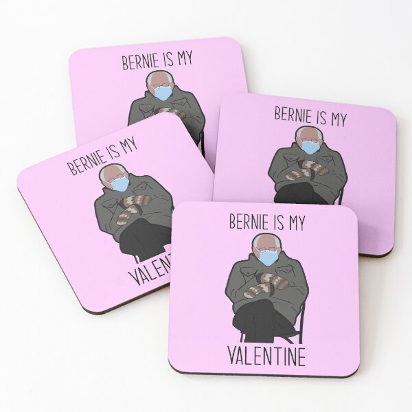 Item preview, Funny Bernie Sanders Mittens Inaguration Valentines Day  designed and sold by Stephani Analah.