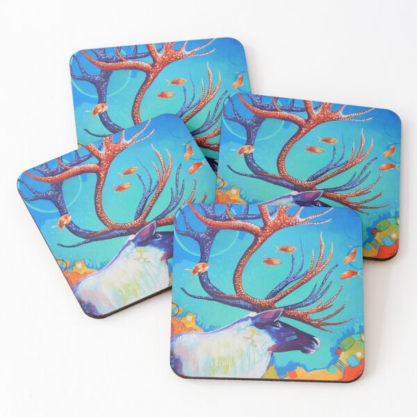 Item preview, Caribou and the Fish designed and sold by Sandra Trubin.