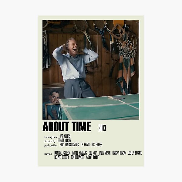 About Time Alternative Poster Art Movie Large (1) Photographic Print