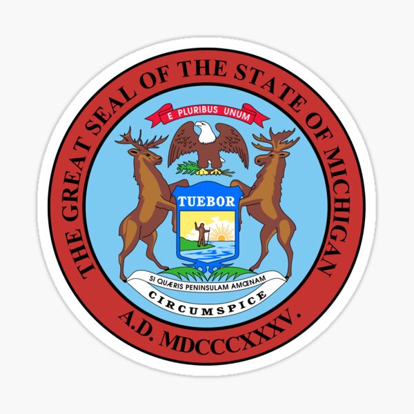 Item preview, The Great Seal Of Michigan designed and sold by romeobravado.