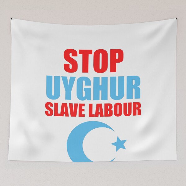 Item preview, Stop Uyghir slave labour designed and sold by stuff-n-stuff.