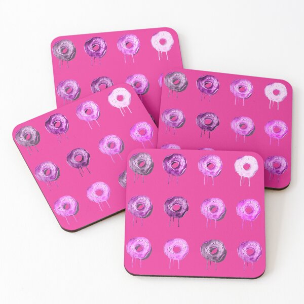 Item preview, Doughnut  Magenta metallic hot pink  trendy pack designed and sold by theinkypensieve.