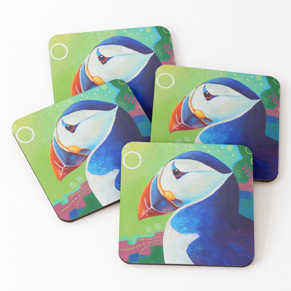 Item preview, Coasters (Set of 4) designed and sold by TooMuchColor.