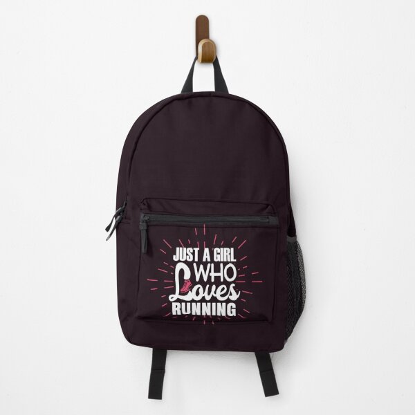 Item preview, Just A Girl Who Loves Running designed and sold by motivationaltee.