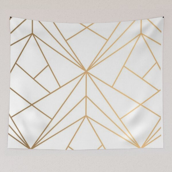 Item preview, Gold Stripe,Geometric Gold Pattern,Cushion Cover  designed and sold by AMS-ART.