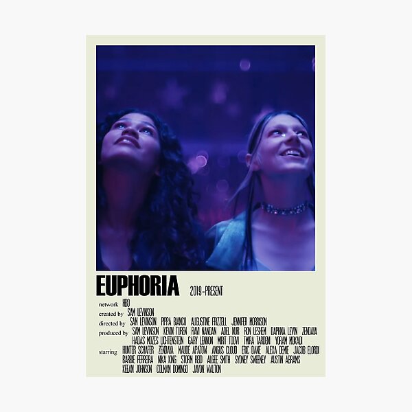 Euphoria Alternative Poster Art TV Show Large (1) Photographic Print