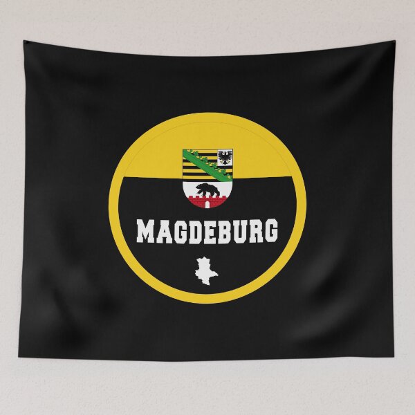 Item preview, Magdeburg Sachsen-Anhalt State Flag designed and sold by ClassyCo.