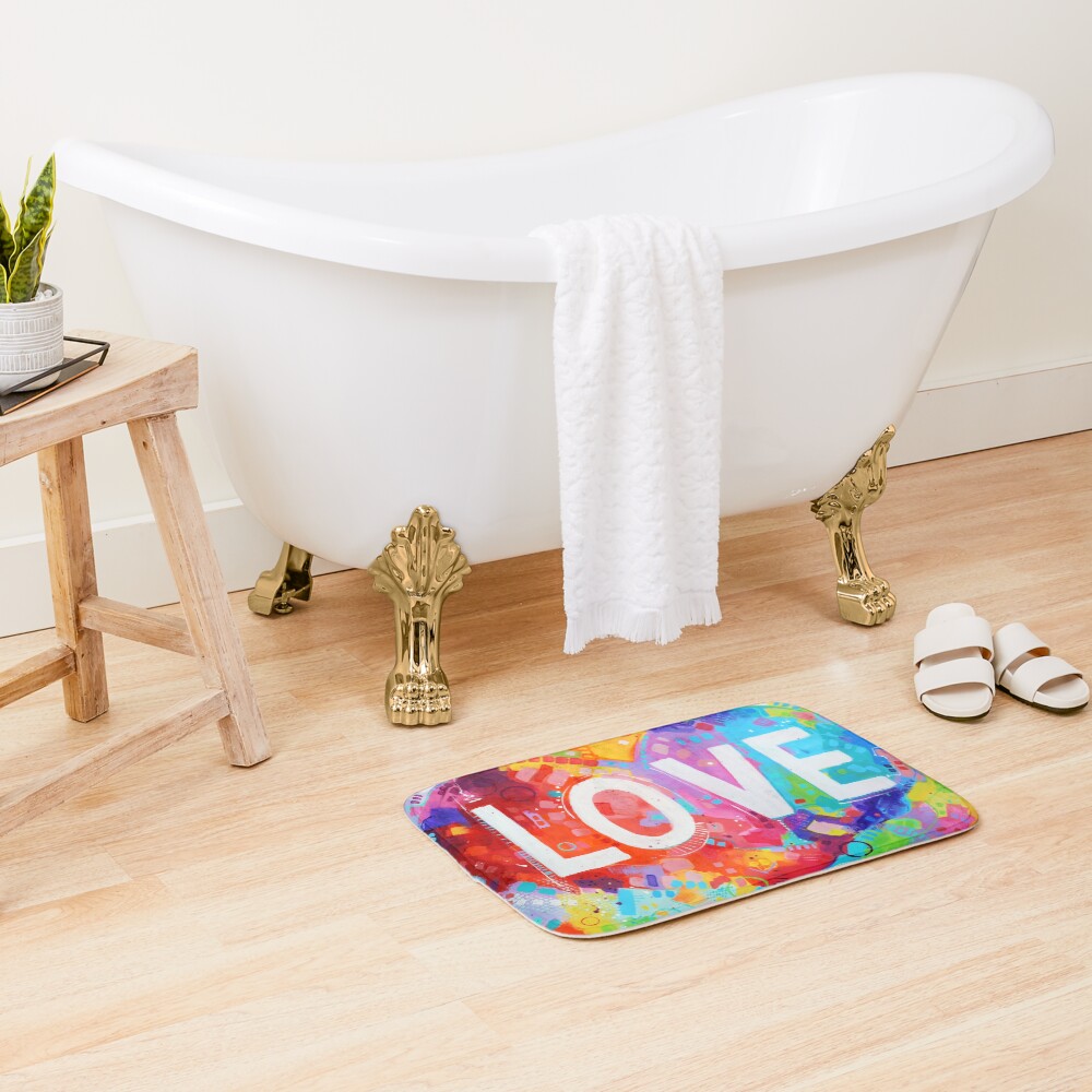 Item preview, Bath Mat designed and sold by TooMuchColor.