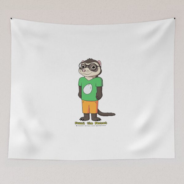 Item preview, Fuzzi the Ferret designed and sold by StoryTimeStuff.