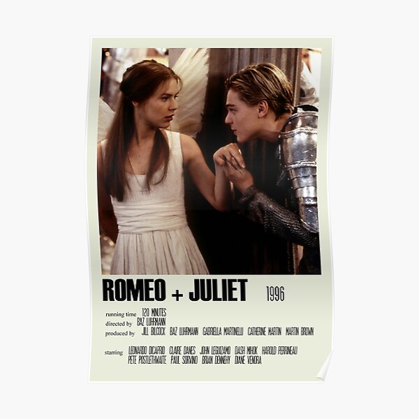 Romeo + Juliet (1996) Alternative Poster Art Movie Large (3) Poster
