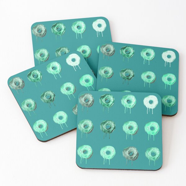 Item preview, Doughnut  Cool Mint green  trendy pack designed and sold by theinkypensieve.