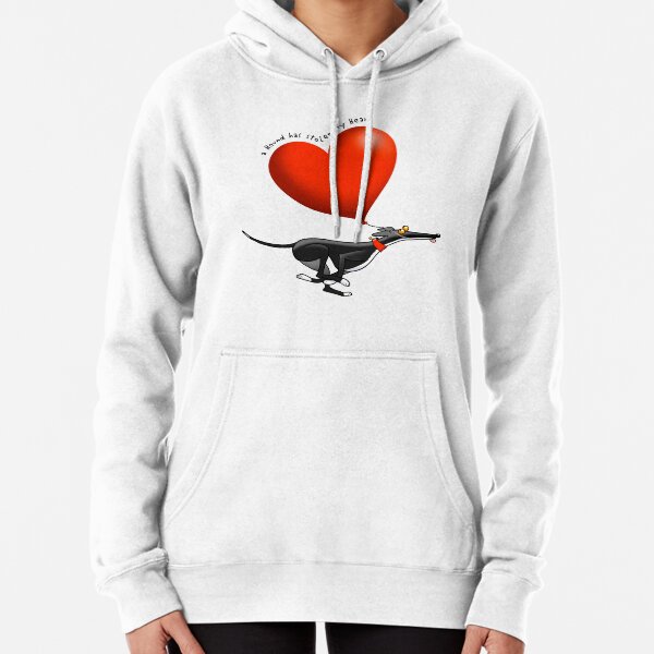 Stolen Heart - black hound Pullover Hoodie