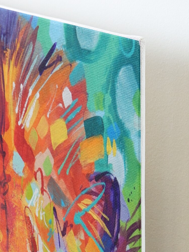 Alternate view of Abstract Lion Mounted Print