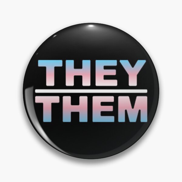 Item preview, THEY/THEM designed and sold by PeachPaisleyPro.