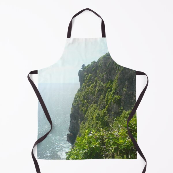 Item preview, natural landscape ocean, waves, mountains with greenery above them blue sky designed and sold by nataliavavilina.