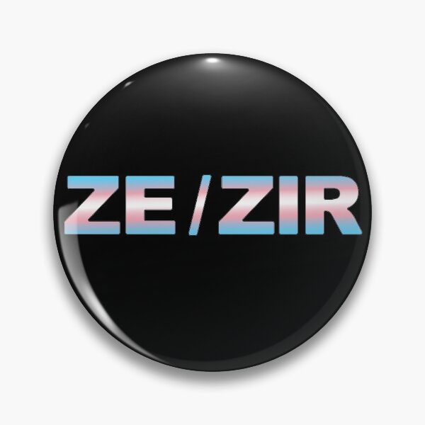 Item preview, ZE/ZIR designed and sold by PeachPaisleyPro.