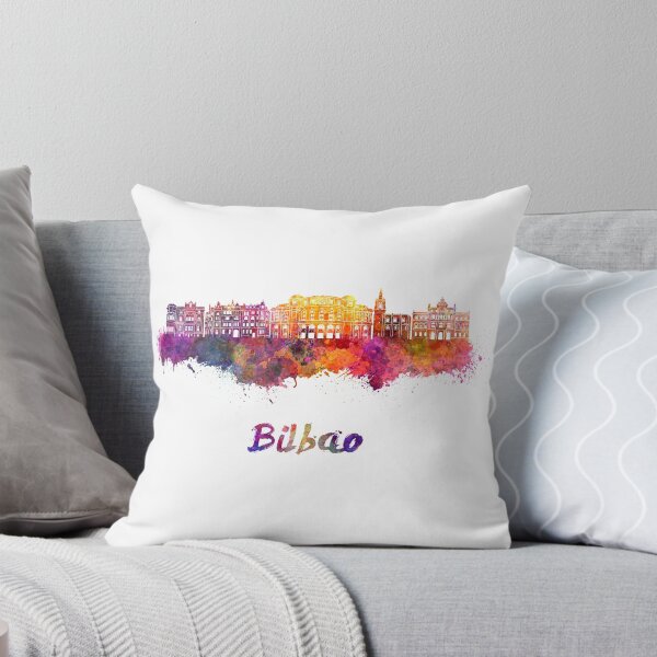Item preview, Bilbao skyline in watercolor designed and sold by paulrommer.