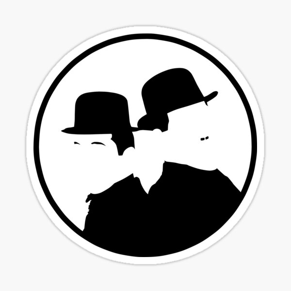 Laurel and Hardy Sticker