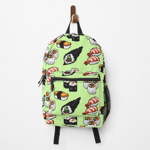 Item preview, Cute/Kawaii Japanese Sushi Set Pixel Art (Pink) designed and sold by Neroaida.