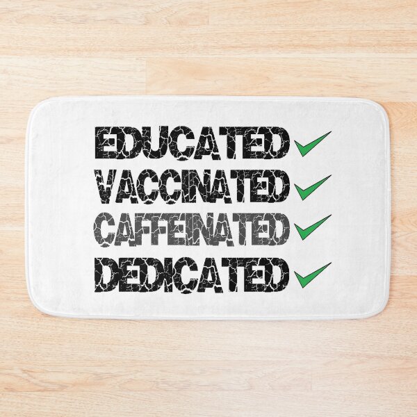 Item preview, Educated Vaccinated Caffeinated Dedicated designed and sold by Hoffman-Design.
