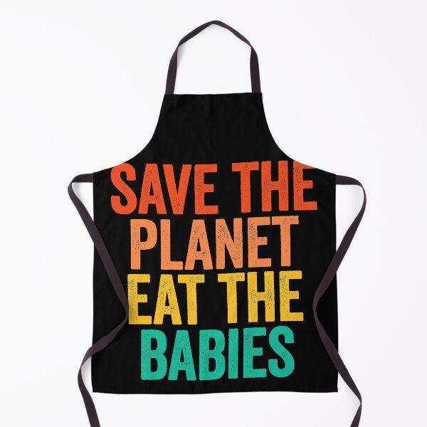 Item preview, Save The Planet Eat The Children Vintage Halloween designed and sold by majuga.