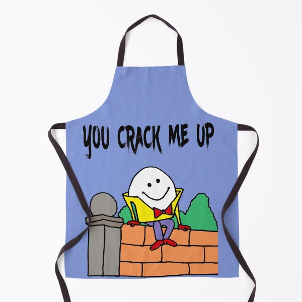 Item preview, Funny Humpty Dumpty Egg on Wall says You crack me up designed and sold by Nature's Fancy.