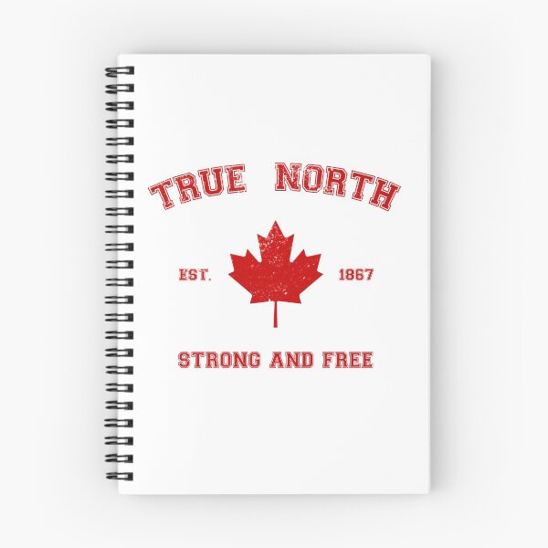 Item preview, True North Strong And Free Vintage - Red on White designed and sold by BoredGames.