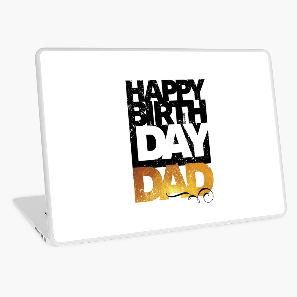 Coque Et Skin Adhesive Ipad Joyeux Anniversaire Papa Carte De Voeux Par Inc Solutions Redbubble