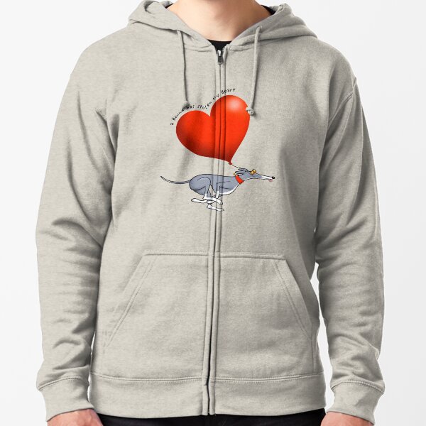 Stolen Heart - blue hound Zipped Hoodie