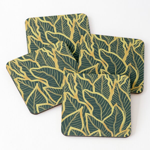 Item preview, Lovely Golden Leaves Wall paper designed and sold by HustleQueen.