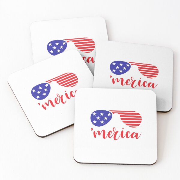 Item preview, AMERICA, AMERICA GLASSES, GLASSES WITH AMERICA FLAG COLORS designed and sold by angelescar.