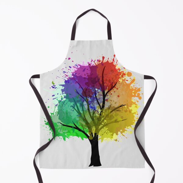 Item preview, Rainbow splatter tree designed and sold by jc007.