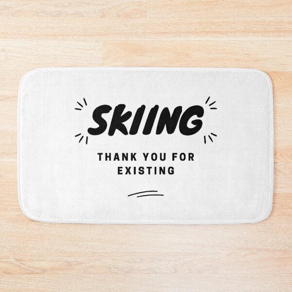 Item preview, Skiing: Thank you for existing. designed and sold by TheGreenGoat.