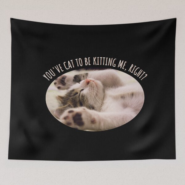 Item preview, You've Cat To Be Kitting Me, Right? t-shirt designed and sold by Lees Tees.