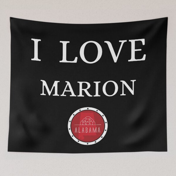 Item preview, I LOVE MARION | Alabam county United state of america designed and sold by Gatsbird Design.