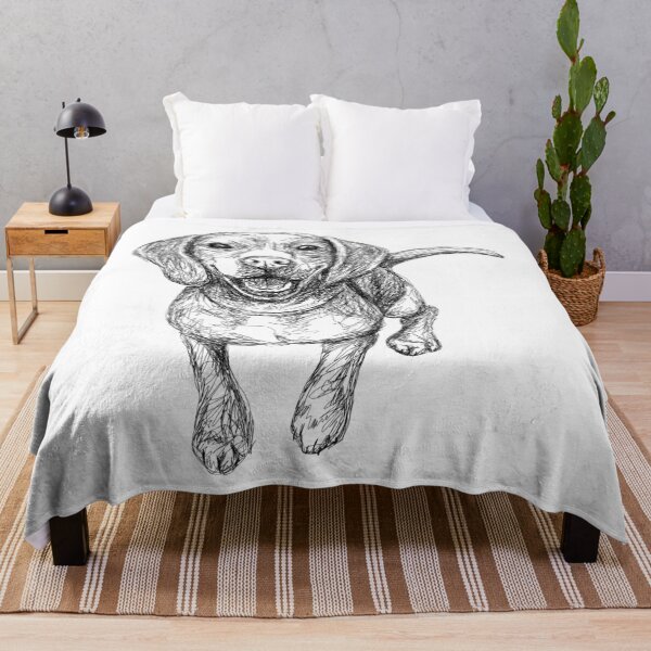 Item preview, Dog Drawing - Beagle Puppy - Hand Drawn Sketch   designed and sold by ShirtPost97.