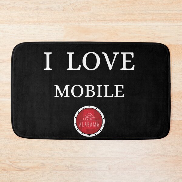 Item preview, I LOVE MOBILE | Alabam county United state of america designed and sold by Gatsbird Design.