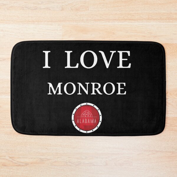 Item preview, I LOVE MONROE | Alabam county United state of america designed and sold by Gatsbird Design.