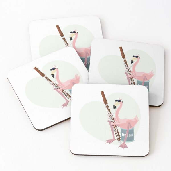 Item preview, Flamingo Bassoonist designed and sold by DtownGrafx.