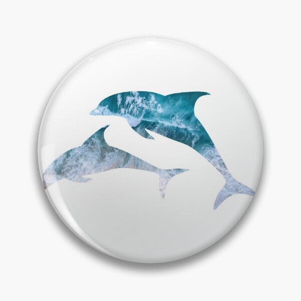 Aperçu de l'œuvre Dauphin de mer - vagues de l'océan turquoise créée et vendue par PixSmite.