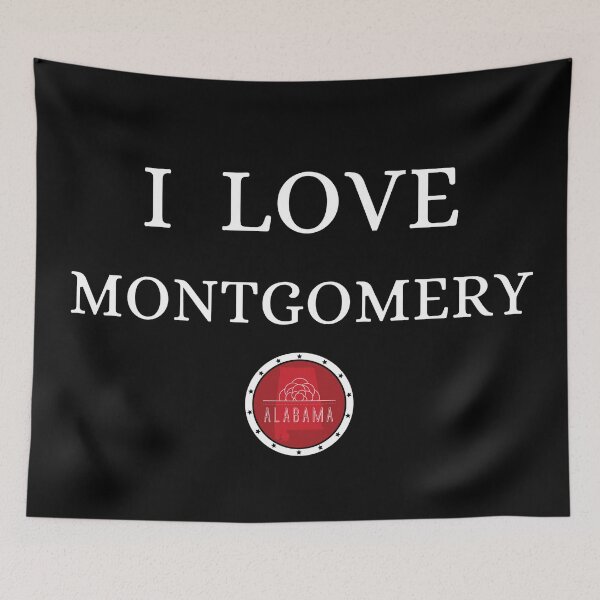 Item preview, I LOVE MONTGOMERY | Alabam county United state of america designed and sold by Gatsbird Design.