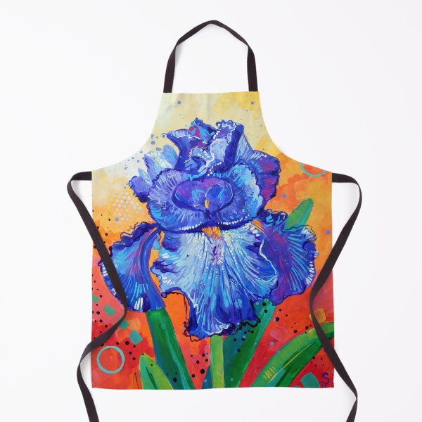 Item preview, Purple Bearded Iris designed and sold by Sandra Trubin.
