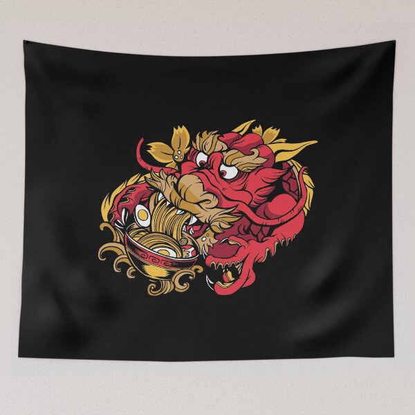 Item preview, Dragon Eating Ramen designed and sold by OnepixArt.